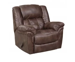 1291 brown baseball recliner