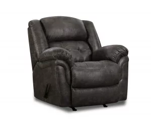 1292 gray baseball recliner