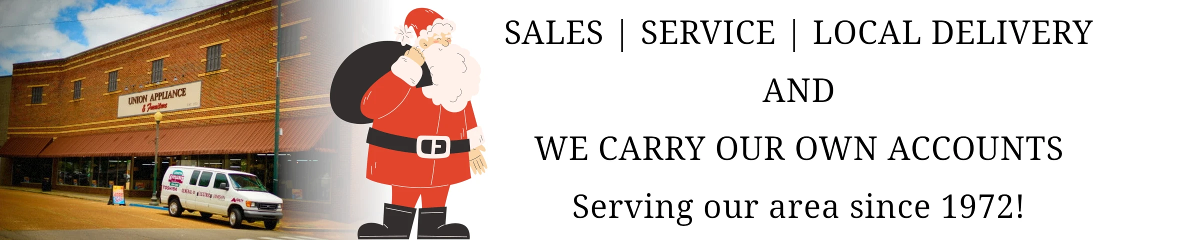 sales and service with Santa